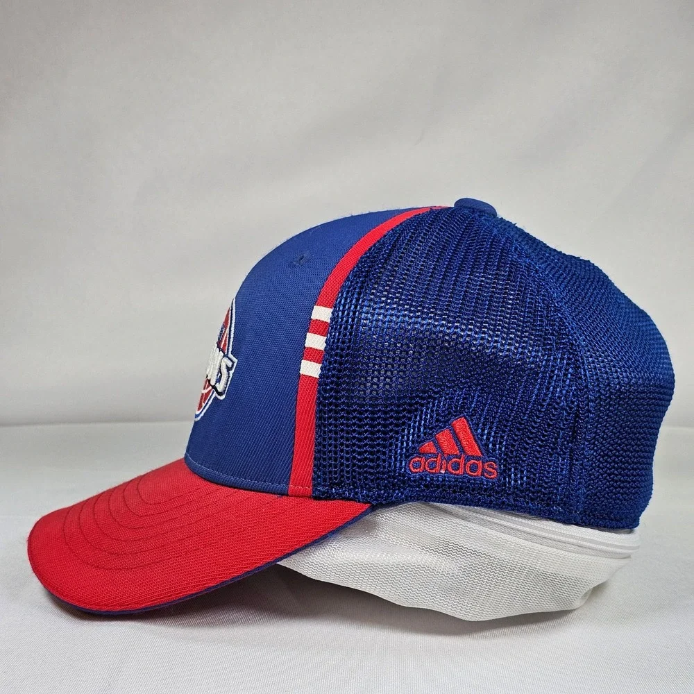 Adidas Detroit Pistons Kids Youth NBA Trucker Hat Blue Red Mesh‎ Cap